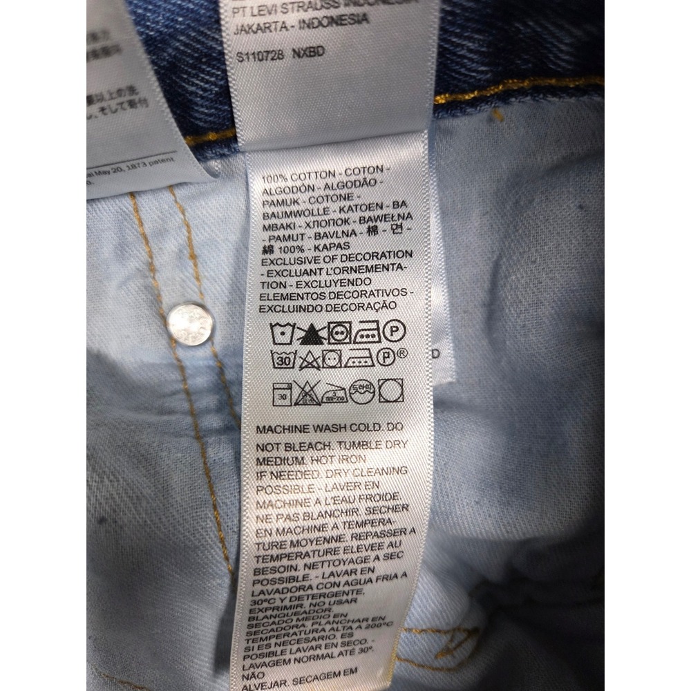 Levi's 550 Relaxed Fit Jeans Mens 36x30 Blue Denim Tapered Leg 00550-4891 - Picture 7 of 13